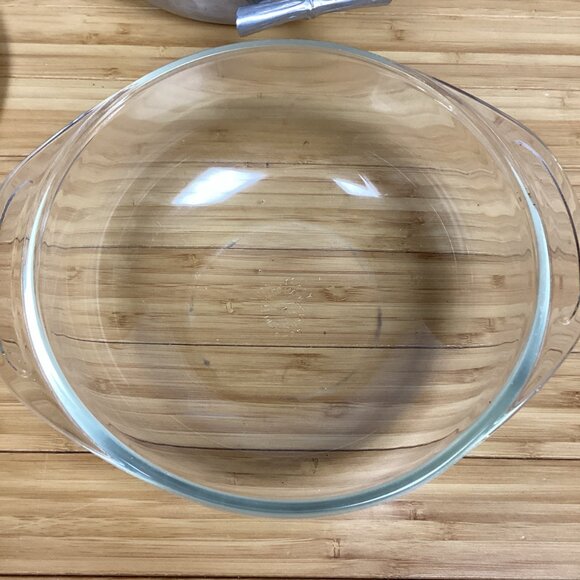 Vintage Everlast Forged Aluminum Bamboo Design 9" Pot w/ Lid & Pyrex Glass Bowl - Picture 6 of 12